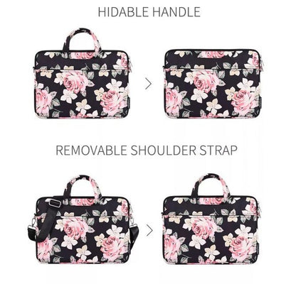 Whispering Roses Laptop Messenger Bag | Available in 2 sizes - Supple Room