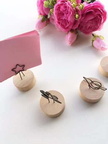 Wooden Memo /Photo/Card holder - Supple Room