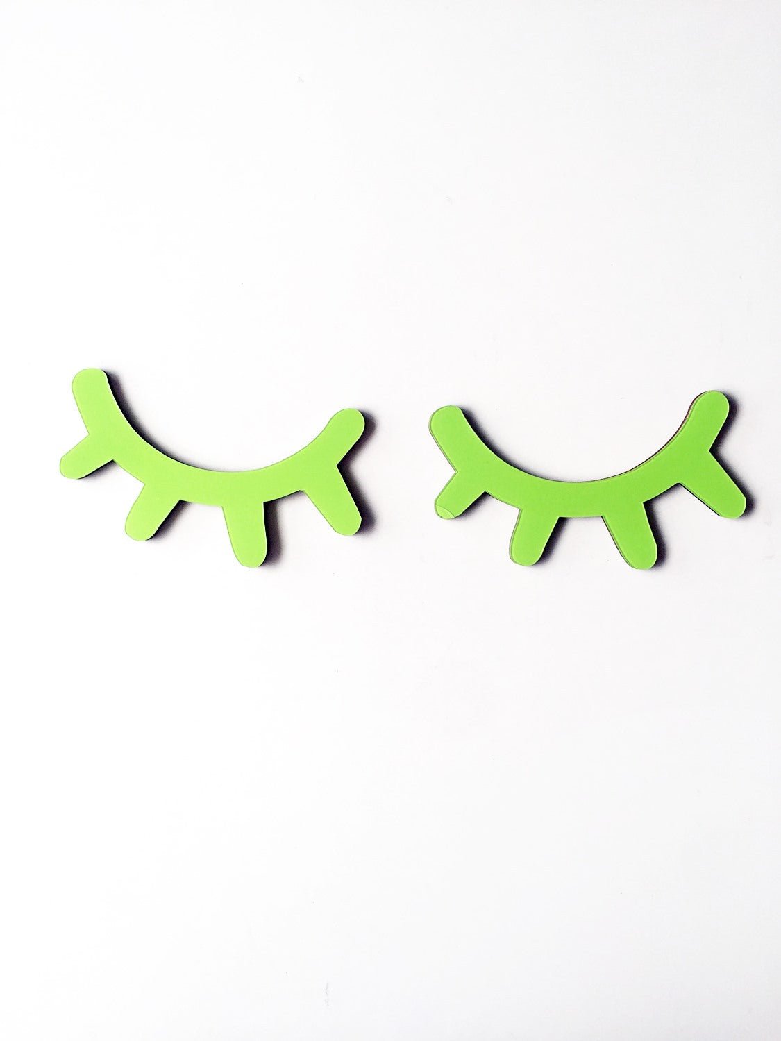 Wooden pair of Dreamy Eyelashes Wall decor | 6"x 4" - Supple Room