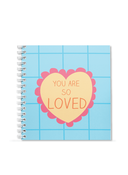 You are Loved (Blue) Notebook | Available in various sizes - Supple Room