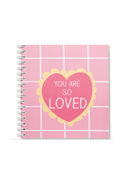 You are Loved (Pink) Notebook | Available in various sizes - Supple Room