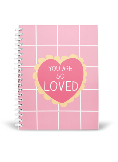 You are Loved (Pink) Notebook | Available in various sizes - Supple Room