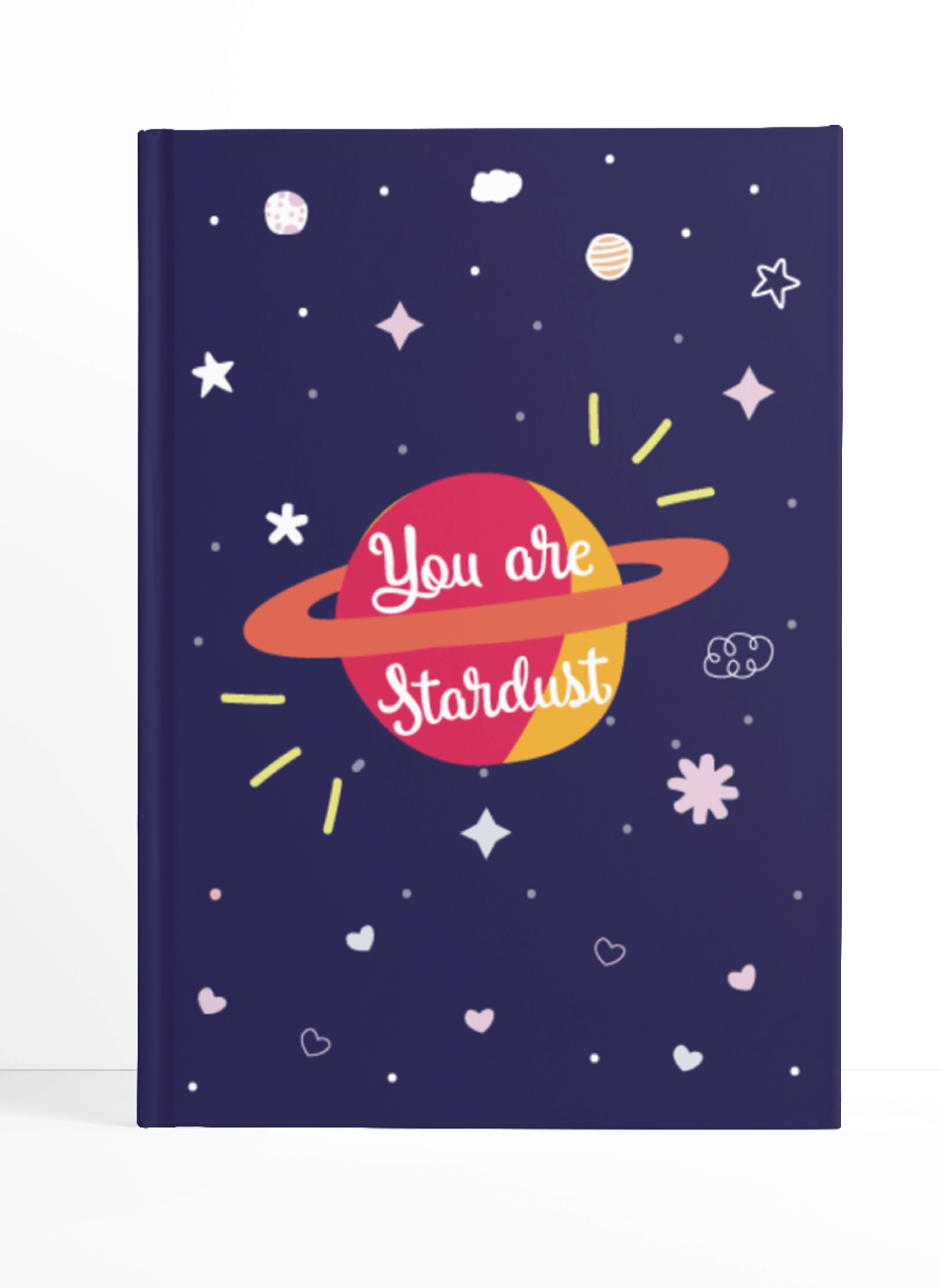 You are Stardust (Navy Blue) Notebook | Available in various sizes - Supple Room