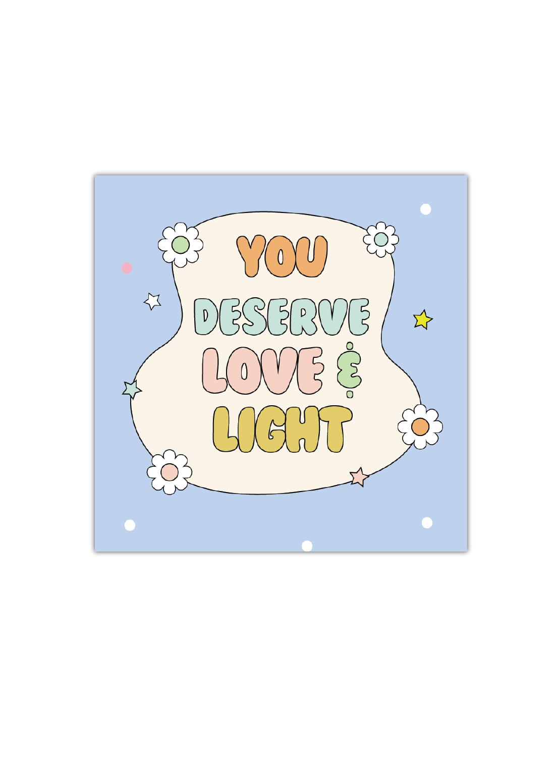 You Deserve Love Notebook | Available in various sizes - Supple Room