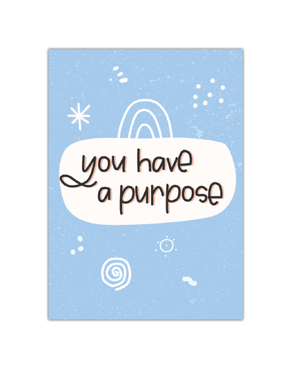 You have a Purpose (Blue) Notebook | Available in various sizes - Supple Room