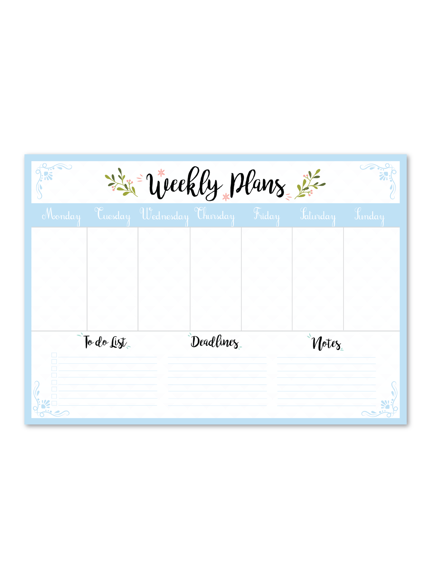 Your Weekly Planner | A4 Size - Supple Room