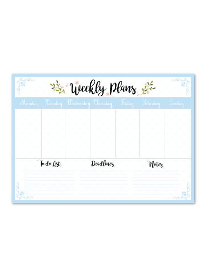 Your Weekly Planner | A4 Size - Supple Room