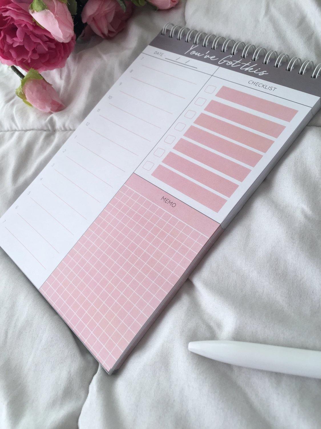 You've Got this Daily Planner | A5 Size | 50 Sheets Spiral Pad - Supple Room